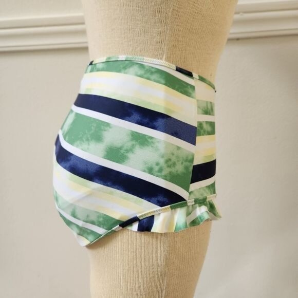 aerie Ruffle High Waisted Bikini Bottoms - Picture 4 of 11